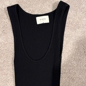 Dissh Ribbed Tank Dress in small